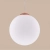 Lampa wisząca UGO 40 ochra czerwona SL.2221 - Sollux