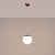 Lampa wisząca UGO 20 burgund SL.2222 - Sollux