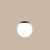 Lampa wisząca UGO 40 burgund SL.2224 - Sollux