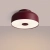 Plafon okrągły aluminiowy 4-punktowy OMIQ burgund SL.2280 - Sollux Lighting