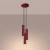 Lampa wisząca KARBON 3P burgund SL.2303 - Sollux