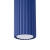Plafon aluminiowy kwadratowy ultramaryna 10cm z serii KARBON SL.2306 - Sollux Lighting