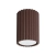 Plafon aluminiowy brązowy kwadratowy 10cm KARBON 10 SL.2331 - Sollux Lighting