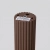 Plafon aluminiowy brązowy kwadratowy 10cm KARBON 10 SL.2331 - Sollux Lighting