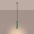 Lampa wisząca aluminiowa szałwiowa 1-punktowa z serii KARBON SL.2333 - Sollux Lighting