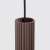 Lampa wisząca aluminiowa brązowa kula 1-punktowa KARBON 1 z serii KARBON SL.2336 - Sollux Lighting