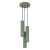 Lampa wisząca KARBON 3P szałwiowa SL.2339 - Sollux