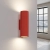 Kinkiet aluminiowy czerwony 2-punktowy KARBON 20 SL.2346 - Sollux Lighting