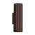 Kinkiet aluminiowy brązowy 20cm 2-punktowy KARBON 20 z serii KARBON SL.2347 - Sollux Lighting
