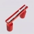 Plafon KARBON 2 czerwony SL.2365 - Sollux