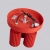 Plafon aluminiowy czerwony 3-punktowy z regulacją KARBON z serii KARBON SL.2367 - Sollux Lighting