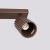 Plafon aluminiowy brązowy 4-punktowy regulowany z serii KARBON SL.2375 - Sollux Lighting
