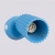 Kinkiet aluminiowy błękitny kwadratowy z włącznikiem KARBON SL.2377 - Sollux Lighting