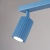 Plafon KARBON 2 błękitny SL.2379 - Sollux