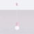 Lampa wisząca HALO 1 różowa SL.2387 - Sollux