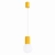 Lampa wisząca HALO 1 żółta SL.2393 - Sollux