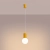 Lampa wisząca HALO 1 żółta SL.2393 - Sollux