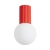Plafon HALO czerwony IP44 SL.2395 - Sollux