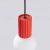 Lampa wisząca HALO 1 czerwona SL.2396 - Sollux