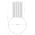Plafon HALO błękitny IP44 SL.2401 - Sollux