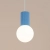 Lampa wisząca HALO 1 błękitna SL.2402 - Sollux