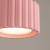 Plafon aluminiowy różowy kwadratowy 10cm AURA 1 z serii AURA SL.2406 - Sollux Lighting