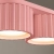 Plafon aluminiowy różowy 21cm 2-punktowy AURA 2 z serii AURA SL.2407 - Sollux Lighting