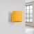 Kinkiet aluminiowy żółty kwadratowy G9 AURA SL.2415 - Sollux Lighting