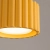 Plafon aluminiowy żółty kwadratowy 10cm AURA 1 z serii AURA SL.2416 - Sollux Lighting