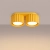 Plafon aluminiowy żółty 2-punktowy AURA 2 z serii AURA SL.2417 - Sollux Lighting
