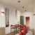 Kinkiet aluminiowy kwadratowy czerwony AURA z serii AURA SL.2420 - Sollux Lighting