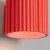 Kinkiet aluminiowy kwadratowy czerwony AURA z serii AURA SL.2420 - Sollux Lighting