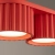 Plafon aluminiowy czerwony 2-punktowy AURA 2 z serii AURA SL.2422 - Sollux Lighting