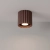 Plafon aluminiowy brązowy kwadratowy 10cm AURA 1 z serii AURA SL.2423 - Sollux Lighting