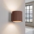 Kinkiet aluminiowy brązowy 1-punktowy AURA SL.2425 - Sollux Lighting