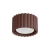 Plafon aluminiowy brązowy kwadratowy 10cm AURA 1 z serii AURA SL.2426 - Sollux Lighting