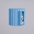 Kinkiet aluminiowy błękitny kwadratowy 10cm G9 z serii AURA SL.2430 - Sollux Lighting