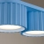 Plafon aluminiowy błękitny 2-punktowy AURA 2 z serii AURA SL.2432 - Sollux Lighting