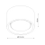 Plafon aluminiowy szałwiowy kwadratowy 10cm MODO 1 z serii MODO SL.2470 - Sollux Lighting