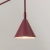 Kinkiet NOX 1 burgund z włącznikiem SL.2498 - Sollux