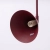 Kinkiet NOX 1 burgund z włącznikiem SL.2498 - Sollux