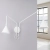 Kinkiet stalowy biały z włącznikiem NOX 2 SL.2506 - Sollux Lighting