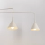 Kinkiet stalowy beżowy poziomy 61cm NOX 2 SL.2509 - Sollux Lighting
