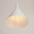 Lampa wisząca stalowa biała 25cm NOX 25 SL.2521 - Sollux Lighting