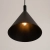 Lampa wisząca stalowa czarna 25cm NOX 25 z serii NOX SL.2522 - Sollux Lighting