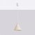 Lampa wisząca stalowa beżowa okrągła NOX 25 SL.2524 - Sollux Lighting