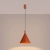 Lampa wisząca stalowa ochra czerwona 25cm NOX 25 z serii NOX SL.2526 - Sollux Lighting