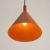 Lampa wisząca stalowa ochra czerwona 25cm NOX 25 z serii NOX SL.2526 - Sollux Lighting