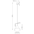 Lampa wisząca NOX 25 burgund SL.2528 - Sollux
