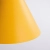 Lampa wisząca NOX 25 żółta SL.2532 - Sollux